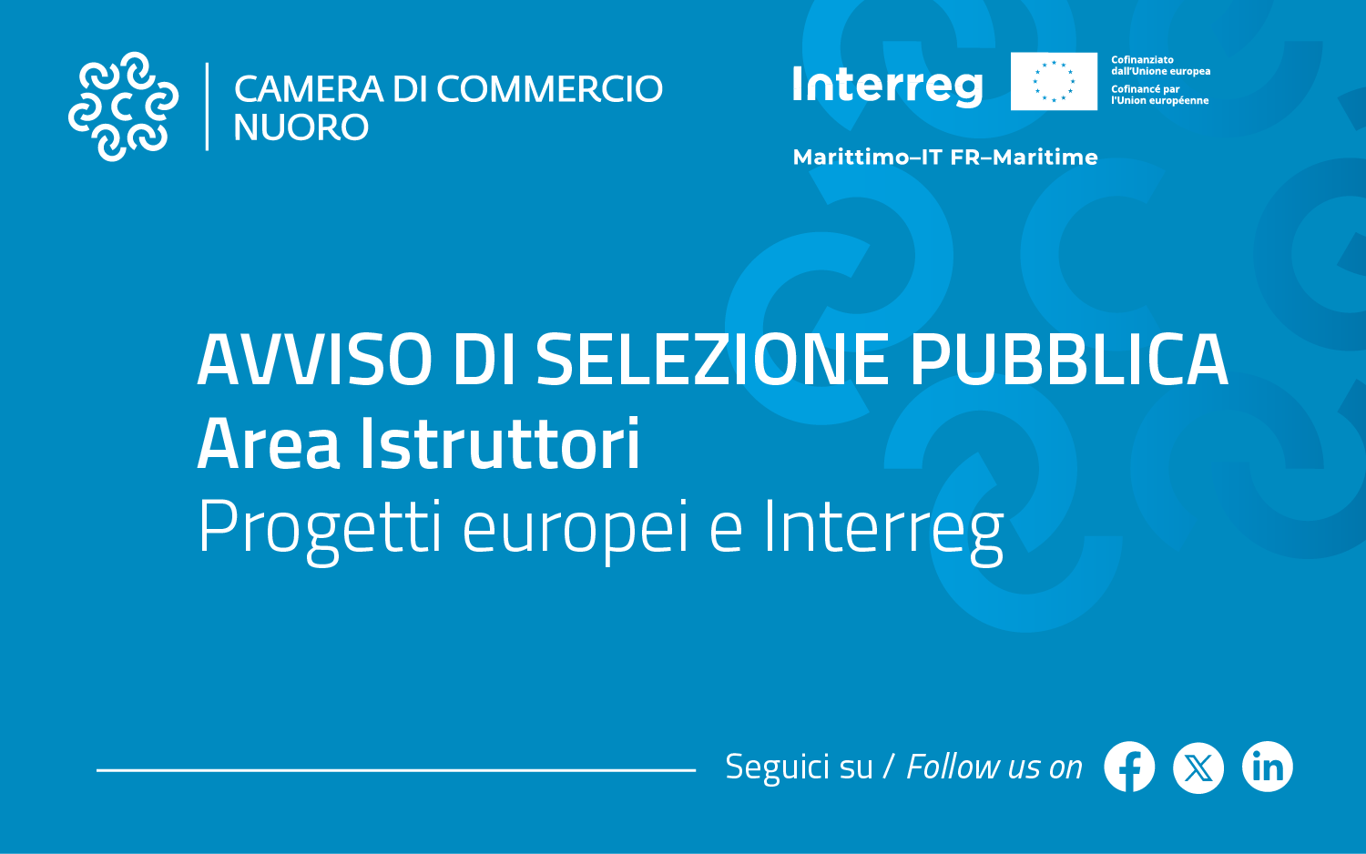 Visualizza il contenuto: INTERREG Italia-Francia Marittimo 2021-2027: selezione pubblica per Area Istruttori | domande entro il 2 ottobre