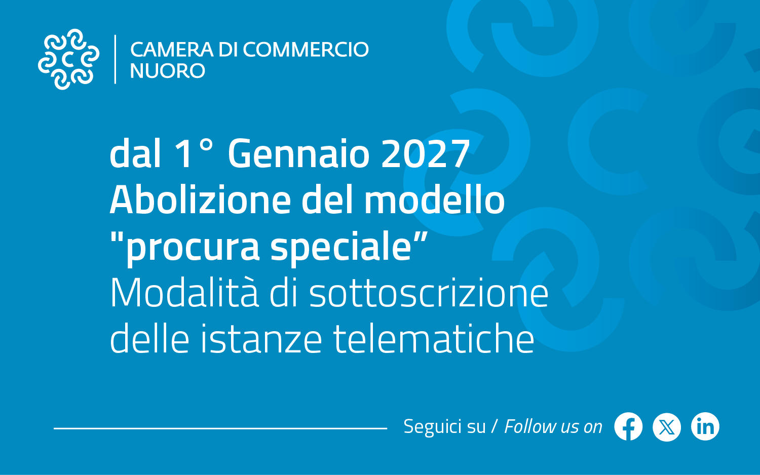 Visualizza il contenuto: Abolizione del modello "procura speciale” - modalità di sottoscrizione delle istanze telematiche dal 1° gennaio 2027
