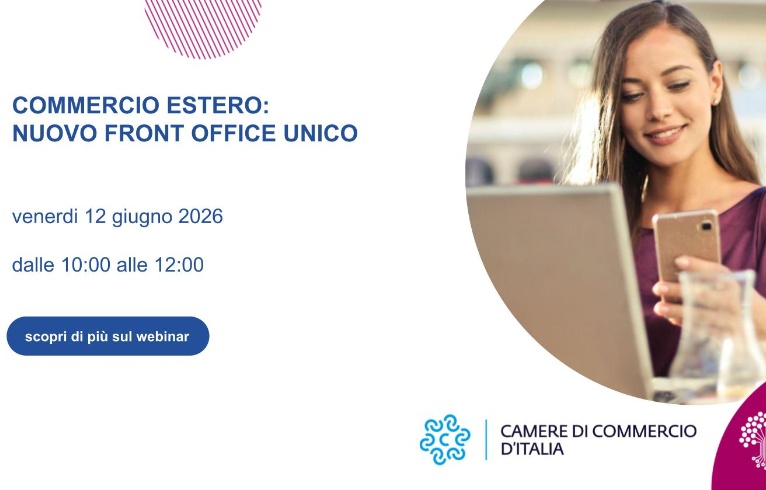 Visualizza il contenuto: Commercio estero: webinar gratuito sul Nuovo Front Office Unico per i Certificati d’Origine