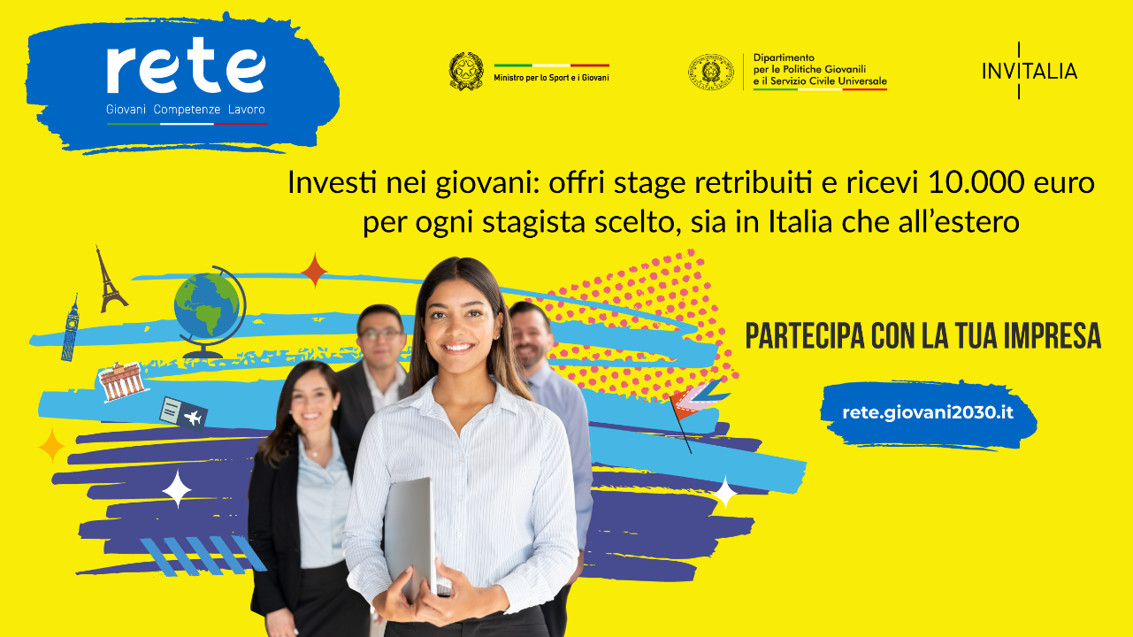 Visualizza il contenuto: Invitalia: Programma Voucher Stage - apertura manifestazione di interesse per le imprese.  Domande entro l’8 novembre 2024