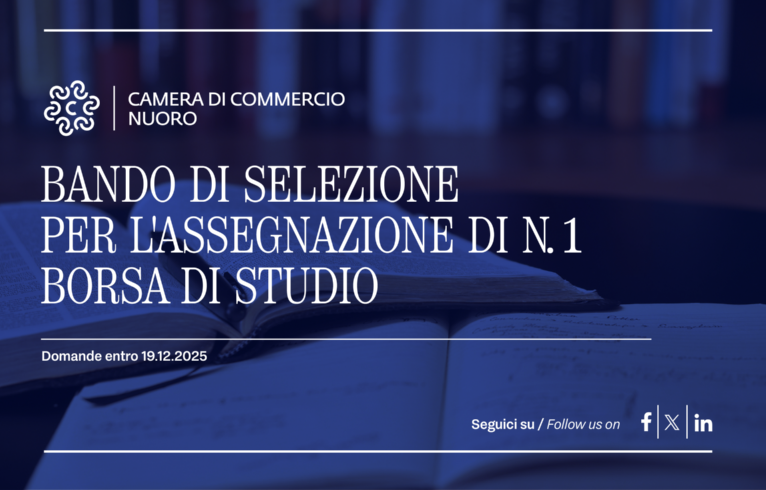 Visualizza il contenuto: Bando di selezione per l'assegnazione di n. 1 borsa di studio | Domande entro 19/12/25
