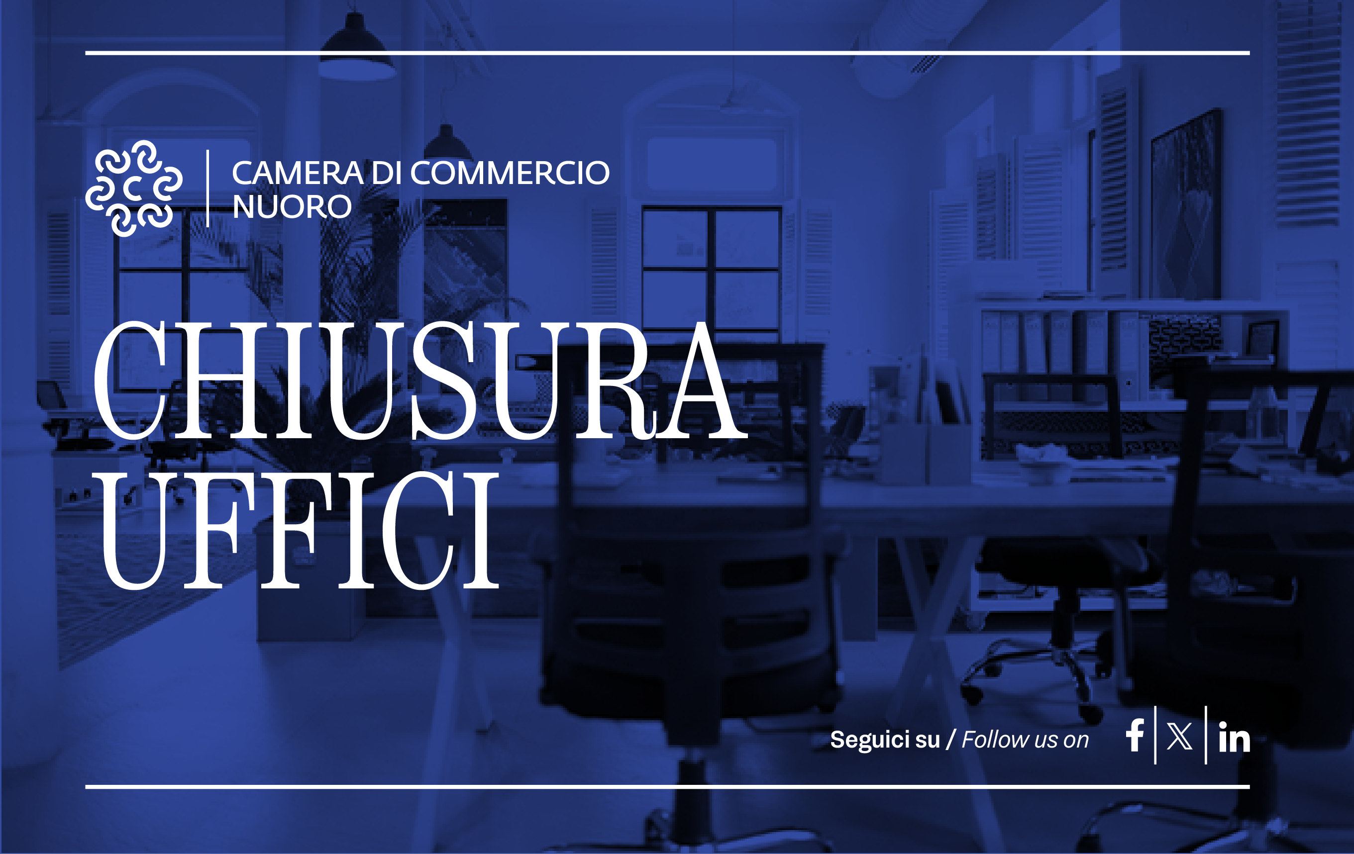 Visualizza il contenuto: Chiusura sede di Tortolì | Venerdì 3 aprile 2026