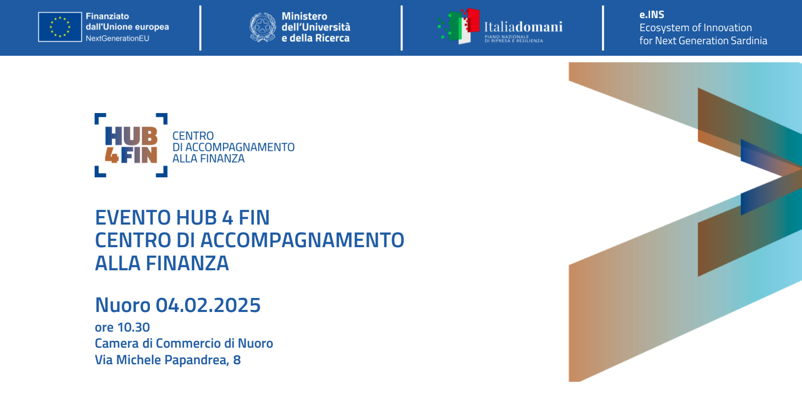 Visualizza il contenuto: Evento HUB 4 FIN centro di accompagnamento alla finanza - Spoke 4 Percorso Sperimentale di Coaching e Mentoring per le imprese sarde - 04.02.2025 ore 10:30 