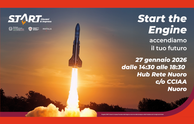 Visualizza il contenuto: “Start the Engine”: il 27 gennaio a Nuoro una giornata dedicata ai giovani e alle imprese culturali e creative